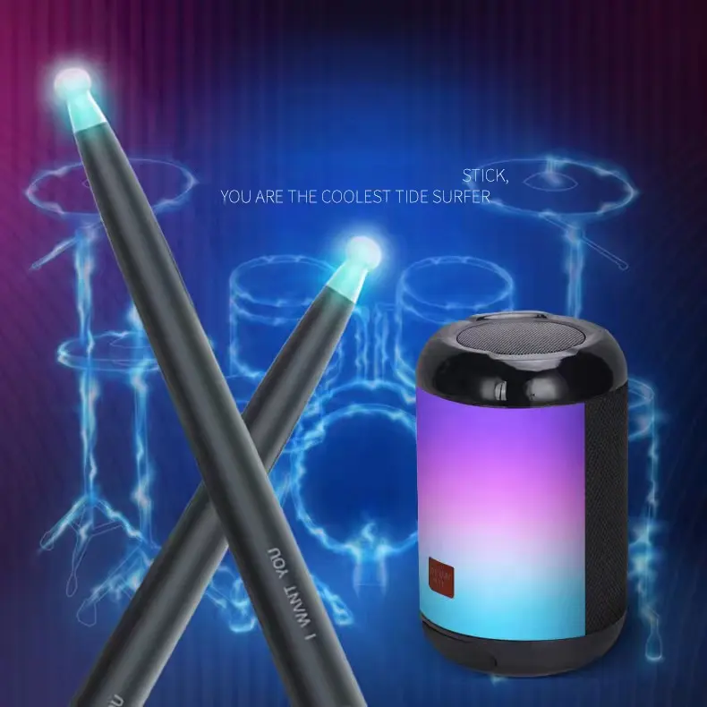 Electronic Air Digital Somatosensory Drumsticks Smart Portable Virtual Drum Kit Percussion Instrument