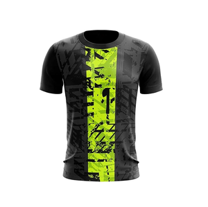 T-shirt en jersey Slim Fit de qualité supérieure pour hommes Conception personnalisée T-shirt de sport en jersey à manches courtes de couleur unie pour hommes - Product Image 5