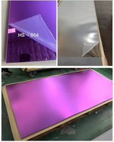 Plaque de protection vierge en acrylique miroir pour guitare et basse, matériau DIY pour pickguard, vente en gros