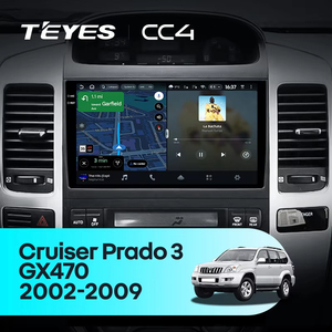 วิทยุติดรถยนต์ TEYES CC4 สำหรับ Toyota Land Cruiser Prado 120 3 สำหรับ Lexus GX470 GX <span class=keywords><strong>470</strong></span> J120 ปี 2002 - 2009 รองรับ CarPlay และ Android Auto แบบ 2DIN - Product Image 2