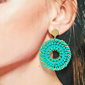 Bohemia handmade thép không gỉ hình học Đảng Bông tai thả Bông tai số lượng lớn cung cấp Nhà Máy Giá <span class=keywords><strong>2025</strong></span> thiết kế mới - Product Image 5