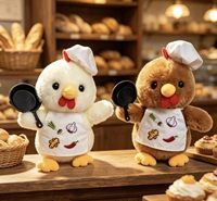 Boneka Hewan Super Lembut 12cm dengan Isian Kapas PP - Gantungan Kunci Penghilang Stres untuk Mesin Cakar