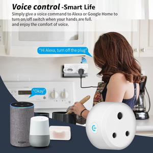 MT-ZA Matter Smart Sudáfrica Enchufe ZA Fácil Configuración con <span class=keywords><strong>Alexa</strong></span> <span class=keywords><strong>y</strong></span> Google Home Aplicación Enfocada en la Privacidad Control por Voz Medidor de Energía - Product Image 3