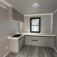 Casa Contenedor Expandible Impermeable Huaying, Diseño Moderno de Mediados de Siglo para Cocina, Dormitorio, Salón, Uso Multipropósito - Envío Gratuito