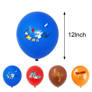 Set di Palloncini in Lattice e Decorazioni per Torte a Tema <span class=keywords><strong>Tom</strong></span> e <span class=keywords><strong>Jerry</strong></span>, Gatti e Topi, per Feste di Compleanno - Product Image 4