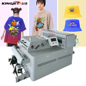 China Made Small 0.6m Wide Direct to Film DTF Printer Powder Shaking For T-shirt Garment Hoodies