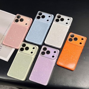 เคสโทรศัพท์มือถือลายกลิตเตอร์สี่เหลี่ยม ดีไซน์แฟชั่น สำหรับ iPhone 17 16 15 Pro Max ป้องกันการกระแทก ผลิตจาก TPU และ PC แบบนิ่ม ฝาหลังแบบเปลี่ยนได้ - Product Image 1