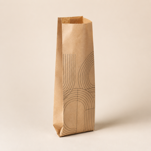 Bolsa Plana de Papel Kraft para Aperitivos, Galletas, Dulces, Impresión Personalizada, Sin Asas, Ecológica, Biodegradable, Venta al por Mayor - Product Image 4
