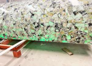 Backlit Ice Green <strong>Marble</strong> Cylinder ,Luxury Ice Green <strong>Marble</strong> Wall Panel - Product Image 6