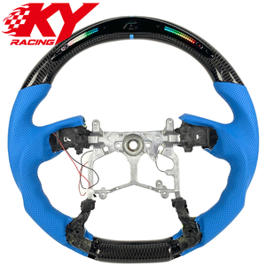 Accessoires de voiture pour Toyota Tacoma Volant de voiture en fibre de carbone LED pour Camry SE Corolla LE RAV4 Supra 86 Highlander Runner - Product Image 1