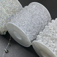 Bunga Buatan Kreatif Gypsophila Tali Pancing Rantai Mutiara DIY Aksesori Buket Buatan Tangan Hiasan Rambut Wisuda Natal