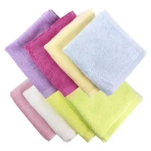 Vente en gros de serviettes de visage douces et biologiques débarbouillettes en fibre de bambou biologique et bambou écologiques serviette en bambou pour bébé