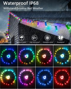 Guirlande lumineuse LED à pixels 12 mm, couleur intégrale, IP67, vente directe d'usine en Chine - Product Image 2