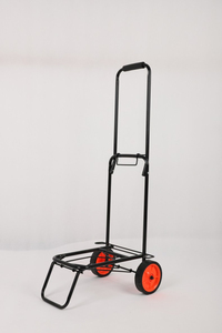 थोक टिकाऊ हल्के 40kg वजन क्षमता दो पहियों आउटडोर शॉपिंग तह हैंडकार्ट गार्डन सामान ट्रॉली गाड़ी - Product Image 2