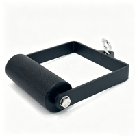 Accessoire de machine à câble de gym, poignée en D rotative robuste et réglable avec poignée antidérapante et corde triceps pour l'entraînement des bras