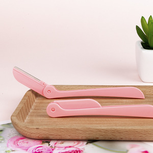 Portable folding eyebrow trimmer, Japanese blade eyebrow razor, macro safety shaver, beauty <b>tool</b>, wholesale available. - Product Image 1