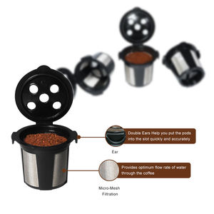 Cápsulas de Café Reutilizables Personalizadas, Recargables, Compatibles con Cafeteras <span class=keywords><strong>Keurig</strong></span>, Filtro de Café <span class=keywords><strong>Reutilizable</strong></span>, Cápsula <span class=keywords><strong>Reutilizable</strong></span> - Product Image 3
