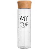 Offre Spéciale : Bouteille en Verre Transparent Écologique Personnalisable de 400 ml avec Couvercle pour Jus, Lait et Eau – Idéale pour l'École, la Maison et l'Escalade en Extérieur