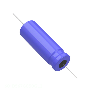 ตัวเก็บประจุ560 uF ช่องอลูมิเนียม560 uF 50V 601D567G050GL2ตามแนวแกนตัวเก็บประจุ - Product Image 1