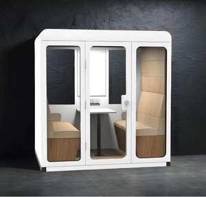 Cabina de Reuniones Insonorizada de Excelente Calidad con Paneles Acústicos para Comunicación Privada en el Lugar de Trabajo, Disponible para la Venta - Product Image 5