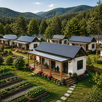 Maison modulaire préfabriquée à design moderne, économique, pour projets résidentiels, logements locatifs et développeurs