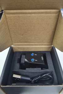 Senter taktis isi ulang daya USB, Kombo sinar hijau ungu dan lampu LED putih untuk menembak - Product Image 5