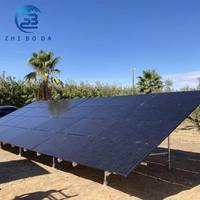 Système de montage au sol photovoltaïque durable, structure de support au sol solaire sécurisée, agrivoltaïque, support photovoltaïque Zn-Mg-Al