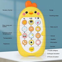 Jouet de téléphone portable pour enfants, jouet d'apprentissage électronique pour smartphone, jouets éducatifs interactifs pour téléphone portable