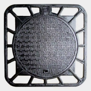 Offre Spéciale – Cadre de couvercle de regard en fonte ductile D400 personnalisé, étanche avec joint en caoutchouc, robuste, services de fabrication télécom SDS - Product Image 2