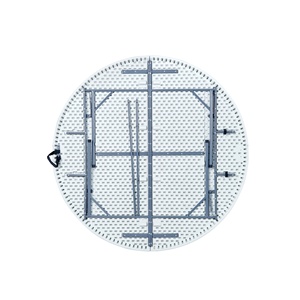 <span class=keywords><strong>Table</strong></span> de salle à manger <span class=keywords><strong>ronde</strong></span> six places pour événements, banquets de mariage, et mobilier d'appoint industriel en gros avec coussins confortables pour l'extérieur - Product Image 5