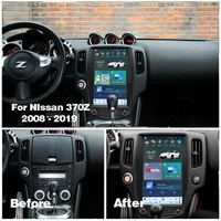 Autoradio Android 14 STWEI 13,8'' avec GPS, lecteur multimédia pour Nissan 370Z Z34 2008 - 2019, écran Tesla, RDS, DSP, CarPlay, 4G Auto