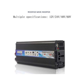 off <b>Grid</b> Pure Sine Wave Solar Inverter 1000W/2000W/3000W 12V/24V High Frequency CE Certified 95% Efficiency 220V Output - Product Image 5