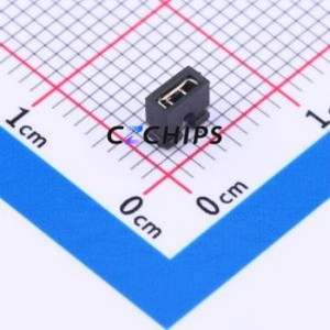 3150-S0B01 Shorting Cap / Jumper Cap P=2.0mm Connector ( Pitch: 2mm )( Open Top / Closed Top: Open Top Type ) - Product Image 1