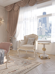 Service de conception de visites virtuelles 3D ultra-réalistes pour la rénovation de la chambre principale d'une somptueuse <span class=keywords><strong>maison</strong></span> française de style <span class=keywords><strong>rococo</strong></span> - Product Image 4