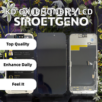Écran LCD mobile de remplacement KD GX avec garantie d'un an pour iPhone 15 Pro Max, compatible avec les modèles 15 et 15 Pro
