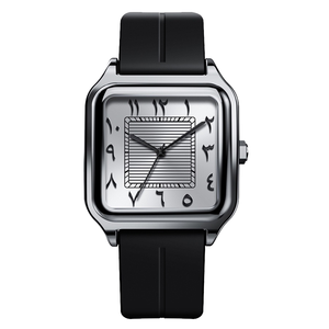 Orologio con numeri arabi del Medio Oriente, orologio da uomo d'affari, orologio sportivo da esterno alla moda, orologio al quarzo da uomo di alta qualità, impermeabile - Product Image 6