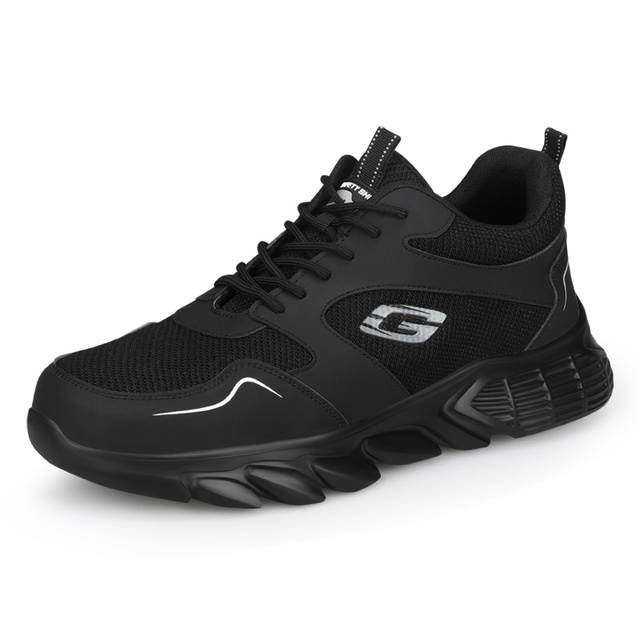 Factory-Direct Zhenxin Safe and Durable Rubber Bungee Closure Abrasion-Resistant and Puncture-Proof Work Shoes for All Seasons