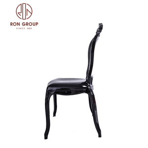 Muebles de banquete de hotel, silla de decoración de boda, asiento de comedor de resina negra <span class=keywords><strong>para</strong></span> eventos y bodas, precio barato, venta al por mayor - Product Image 3