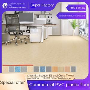 LG Tapis de sol en plastique PVC de 2.0mm d'épaisseur Tapis de sol en cuir antistatique épais et ignifuge pour bureau commercial et grande surface - Product Image 4