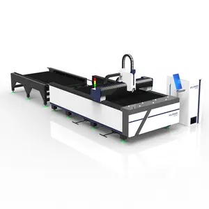 Machine de découpe Laser de Table d'échange, Machine de découpe Laser de fibre de Table d'échange en métal 1000W moins chère