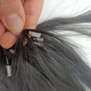 Phát minh mới nhất Đầy đủ lớp biểu bì phù hợp 100% Trinh Nữ tóc con người vô hình H6 lông tóc mở rộng - Product Image 5