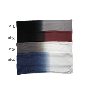 Écharpe en jersey de coton ombré, nouvelle conception <span class=keywords><strong>2021</strong></span>, ventes chaudes, imprimée, douce, extensible, respirante, châle, hijabs - Product Image 5