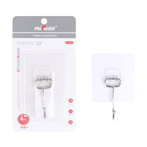 Gancho de plástico PVC desechable superviscoso, estante de metal para pared - Product Image 2