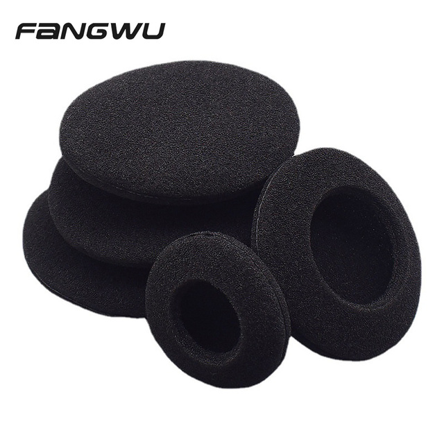 35mm 40mm 45mm 50mm 55mm 60mm 65mm Headphone Replacement Foam Pad Ear Pad Sponge Earplugs Headset Cap New Earphone Accessories