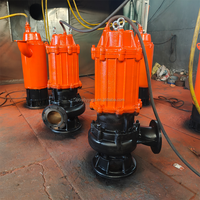 Pompe submersible pour eaux usées série WQ en acier inoxydable, anti-colmatage, à économie d'énergie, 3 CV, moteur monophasé/triphasé, 2-3 pouces, haute pression