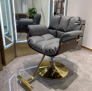 Stazione di specchio per salone di bellezza illuminata a led per parrucchiere - Product Image 4