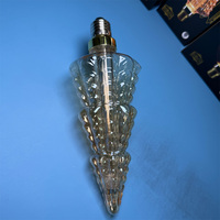 Ampoule LED décorative pour sapin de Noël, style vintage en verre, blanc chaud, filament décoratif, E27, ampoule à économie d'énergie