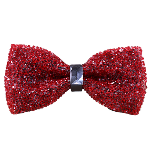 Farfallino uomo fatto a mano di alta qualità con strass di diamanti per feste e occasioni speciali - Product Image 3