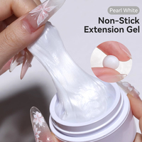 LILYCUTE Marque Privée 8ml Gel de Sculpture 3D Céramique Blanc Antiadhésif Très Façonnable pour Fleurs et Nail Art