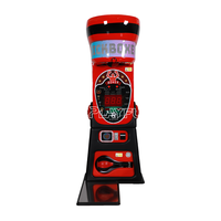 Machine de jeu d'arcade Playfun avec distributeur de boissons et de tickets, combinant boxe, tir au but et jeu de frappe au poing